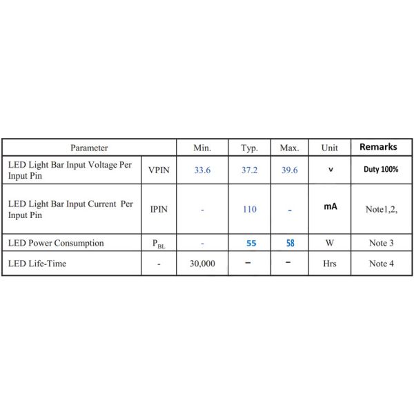 Sunlight Readable 27 Inch UFD TFT LCD Display 60HZ 1000nits EDP Interface
