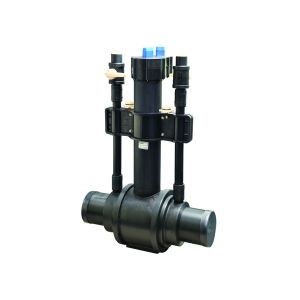 Quality Double Discharge PE Ball Valve for sale