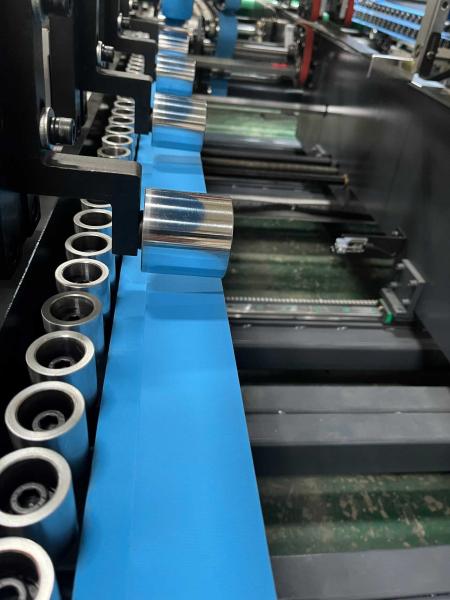 Buy Automatic Carton Folder Gluer Machine With Double Stitching at wholesale prices