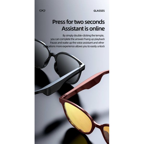 TR90 Smart Glasses Technology Neloy Lens UV Proof Lightweight For Women