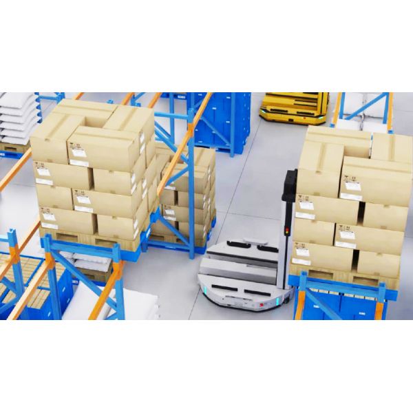 Very Narrow Aisle Fork-type Autonomous Mobile Robot