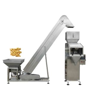 Quality Semi - Automatic Beans Granule Filling Machine 250W Electronic Measurement for sale
