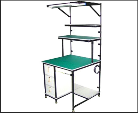 ESD Loading Aluminium Profile Workbench Removable For Custom Shelving