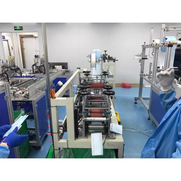 Non Woven 3 Ply Fully Automatic Mask Making Machine