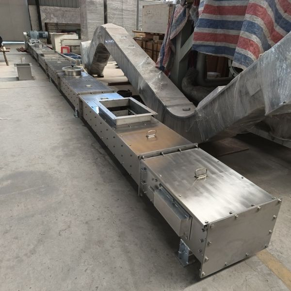Large Capacity Sawdust Chain Scraper Conveyor High Performance For Industry