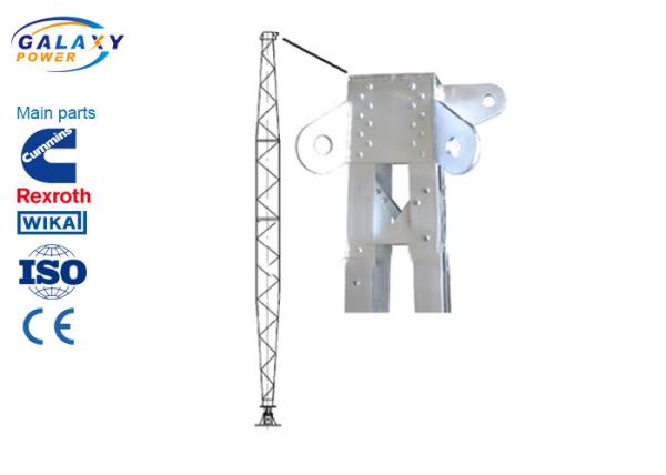 Buy Easy Maintenance Luffing Tower Crane 0.8T Rated Loading Capacity Custom Color at wholesale prices