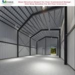 Q355B Prefabricated Steel Structure Warehouse with Galvanized Frame
