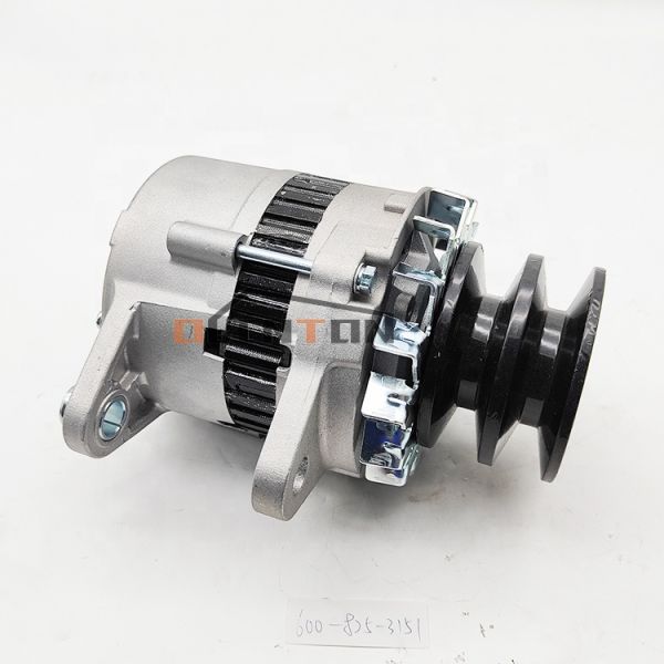 Construction Machinery Parts PC400-7 Excavator Engine Alternator 600-825-3151