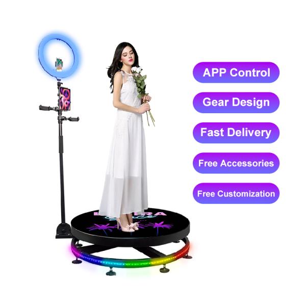 Buy Lightweight 360 Photo Booth LED Lighting Compatible With Various Devices at wholesale prices