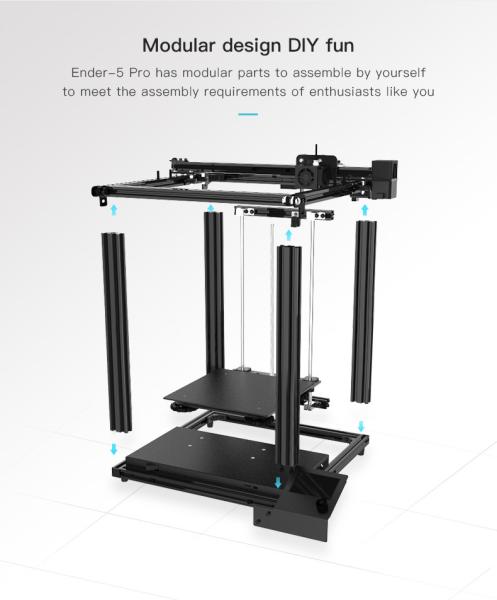 Buy Ender 5 Pro 3d Printer with High Precision and Low Price Suitable for Large Laminates can Print High-Quality Model Desig at wholesale prices