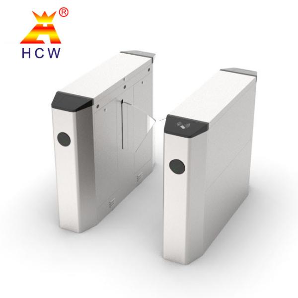 Buy Flap Turnstile Pedestrian RFID Face Recognition Fingerprint Access Control for Office Hotel at wholesale prices