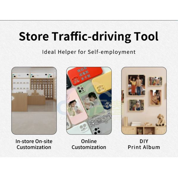 Professional Desktop UV Printer Eco Solvent 6 Color For Customized Phone Case Pen Mug Wood DIY Printing Business