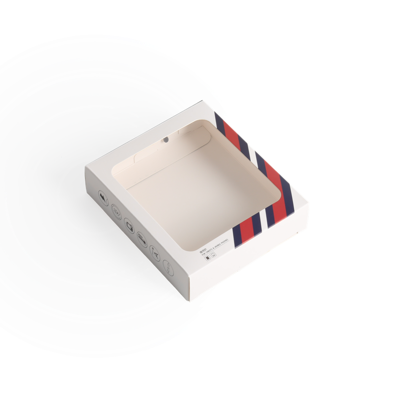 Transparent Window Paper Food Box Packaging Eco Conscious Folding Paperboard Boxes