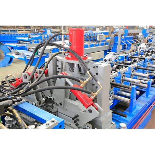 C Channel Steel Roll Forming Machine , C Shaped Purlins Forming Machine