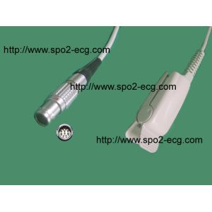 Medical Soft SPO2 Finger Sensor , Finger Clip Spo2 Sensor High Accuracy