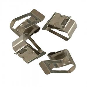 China OEM PV Solar Cable Clip Corrosion Resistant Stainless Steel Frame Wire Clips on sale