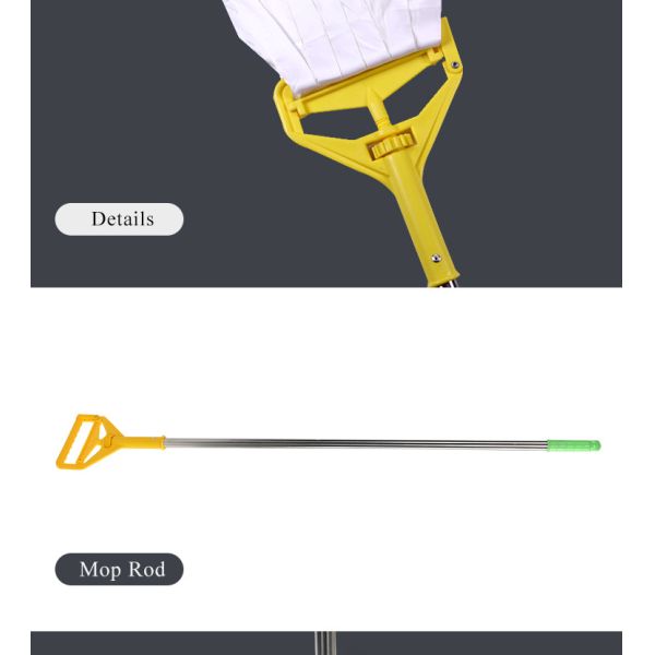 Durable Industries Clean Room Mops , 130cm Handle Dust Control Floor Mop