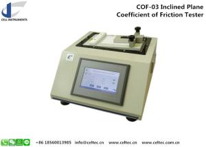 Quality Coefficient Of Static Friction Test Equipment On Inclined Plane Slip Test Method Tangent Angle Cof Tester for sale
