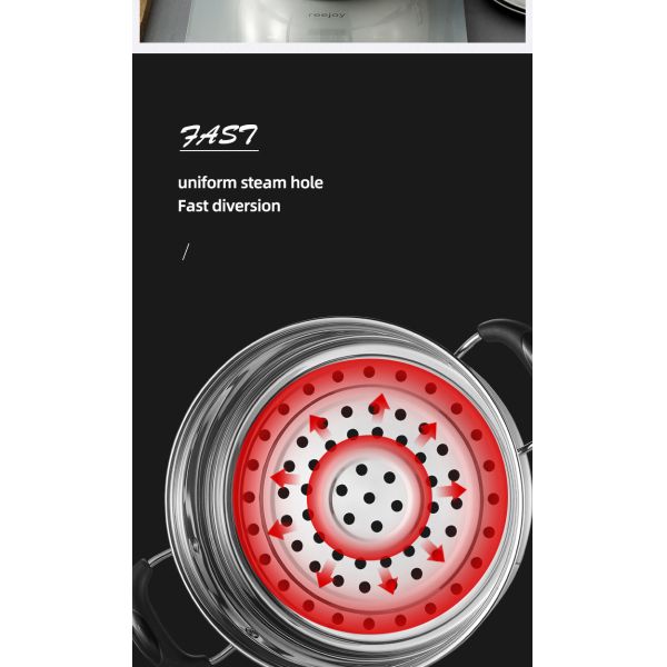 Hot Selling Kitchen Silver Cooking Soup Pot 304 Stainless Steel Steamer Pot Induction Stock Pot With Glass Lid