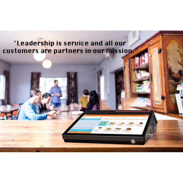 11.6" Android POS System with LED8 VFD220 and WiFi BT Connection 16GB/32GB/64GB Storage
