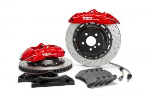 China Audi A6 BBK Big Brake Kit  6 Piston Forged Two Pieces Caliper 19 Inch Wheel Front on sale