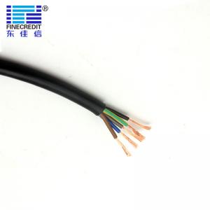 China VDE CE Flexible Electric Wire , 318-Y / H05VV F 5×0.75 Sq PVC Sheathed Cable on sale