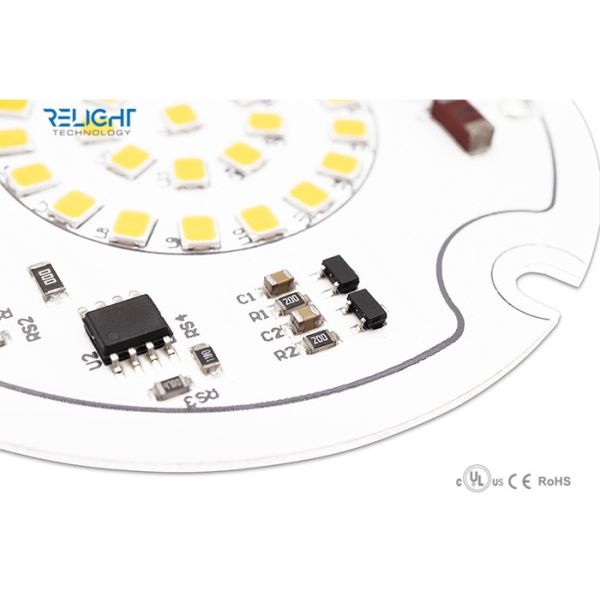 AC 120 V Flicker Free Round Module with 9 W CRI 90 and 95 Lm / W