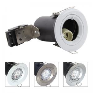 China Die Cast Aluminium GU10 Fixed Fire Rated Downlight - White Color on sale