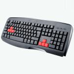USB Interface Mechanical Gaming Keyboard , Black Mechanical Keyboard For Gaming