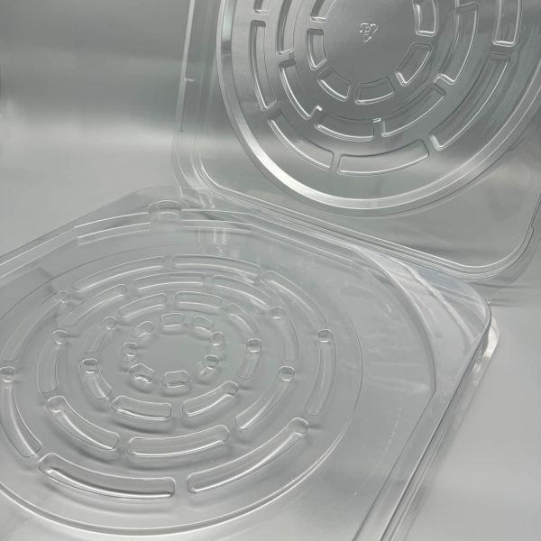 Customizable Thermal Stability And Stackable Clear Design In Silicon Wafer Shipper 6/8/12 Inch Capacity 1 Piece