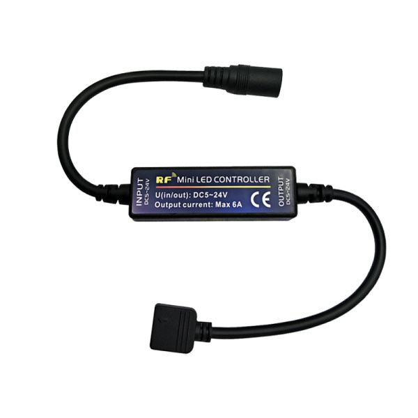 DC Dual Color Temperature LED Controller Dimmer With 17 Key Wireless RF Remote Control