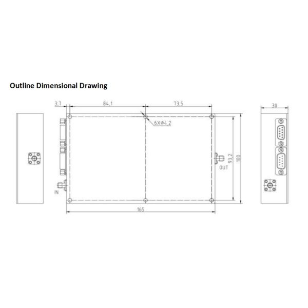 High Power Output 1800-1880MHz 100W Solid State RF Amplifier Module for Wireless Communication Base Stations