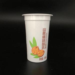 China 150ml Disposable Plastic Beverage Yogurt pp Cup with Logo Printing on sale