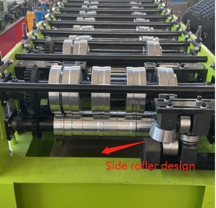 Side roller of the standing seam machine