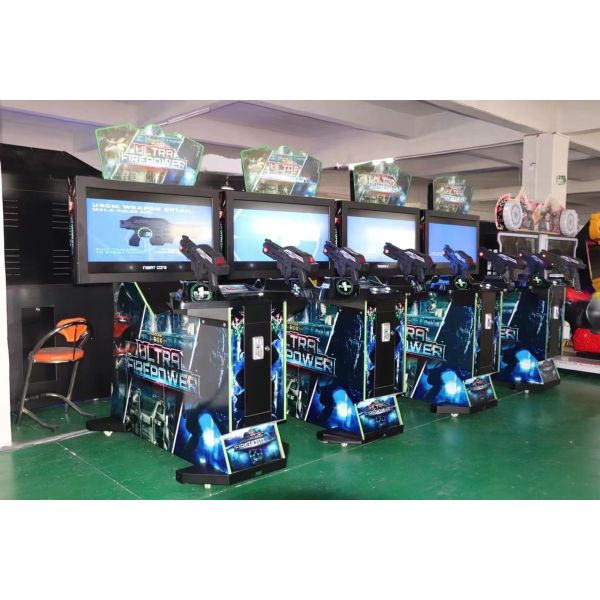 3 In 1 Alien Shooting Arcade Game Machine Extermination House Of The Dead Ultra Firepower