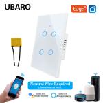 Tuya Smart Home 4Gnag Voice Control Light Switch with App WIFI Remote Timer and