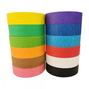 Quality No Residue Tear By Hand Different Colored Masking Tape For Spray Painting for sale