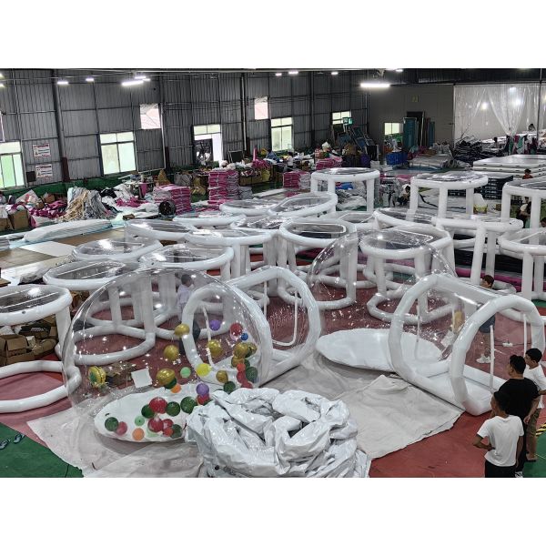 Inflatable Transparent Bubble House Tent 5m Customize Logo Size