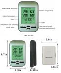Home Wireless Temperature And Humidity Meter With Clock And Weather Forecast
