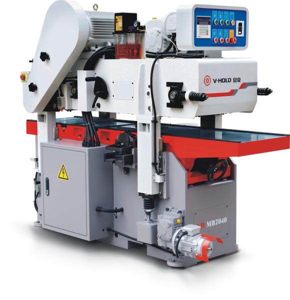 Heavy Duty) Double Surface Planer Machine , Wood Planer Machine Easy Operation