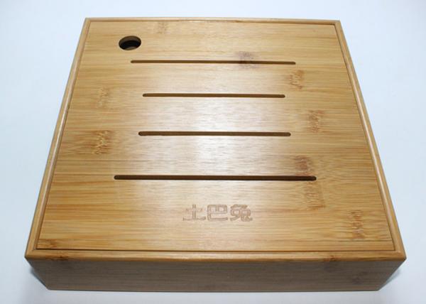 Buy Bamboo Display Box, Wooden Tea Storage Box With 4 Compartments And Lids at wholesale prices