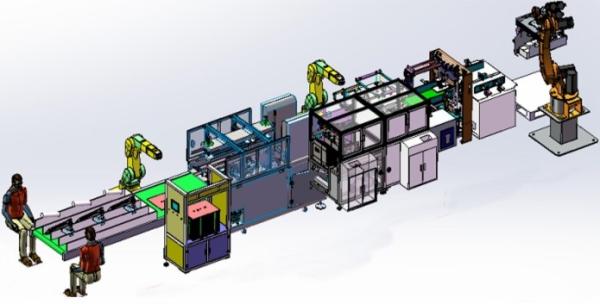 Test System Power Supply ATE Test Equipment Machine Automated Assembly Line