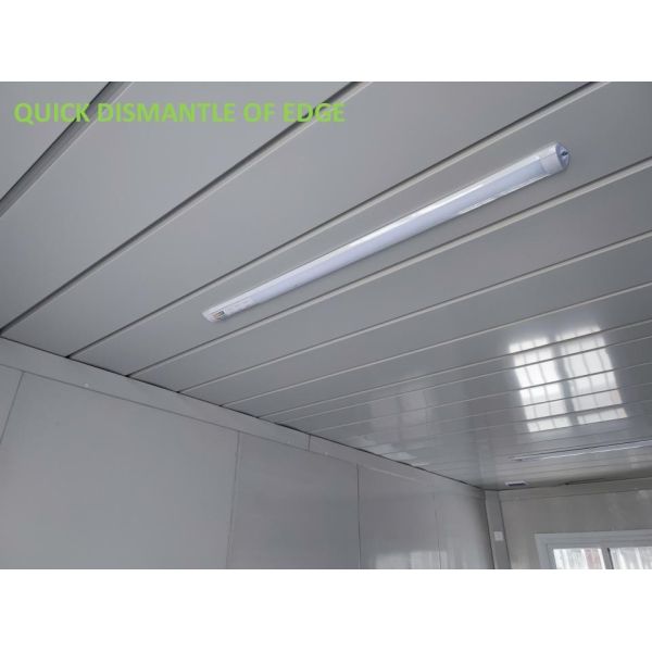 Space Saving Rapid Setup Folded Container House For Temporary Farm Staff Quarters