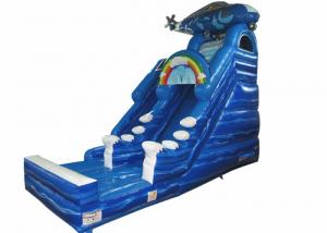 China Digital print inflatable Naval Air Force Helicopter standard slide inflatable high dry slide for Children under 15 years on sale