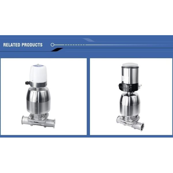 316L DONJOY Sanitary Diaphragm Valve Regulating Valve with ILTOP Positioner