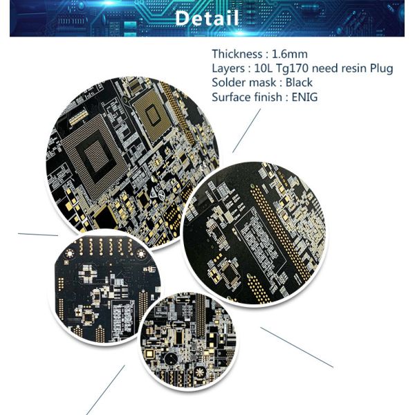 Electroplated Gold 2oz PCBA SMT FR4 Potentiometer Circuit Board