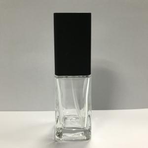 Quality Custom 40ml Glass Lotion Bottle Skincare Packaging , Pump Bottle , Foundation Bottles Plastic Cap for sale