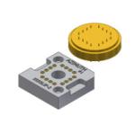 5555LIF-2 Azimuth Carrier Test Socket Plug In Azimuth Socket Electrical