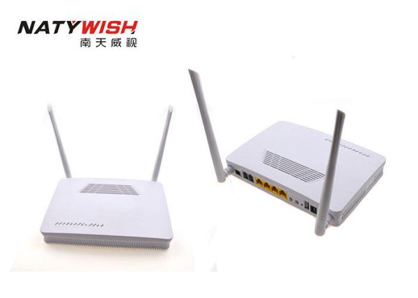 Buy Lightweight GPON ONU Router , Single Fiber GPON WiFi Router Compatible With HUAWEI OLT at wholesale prices