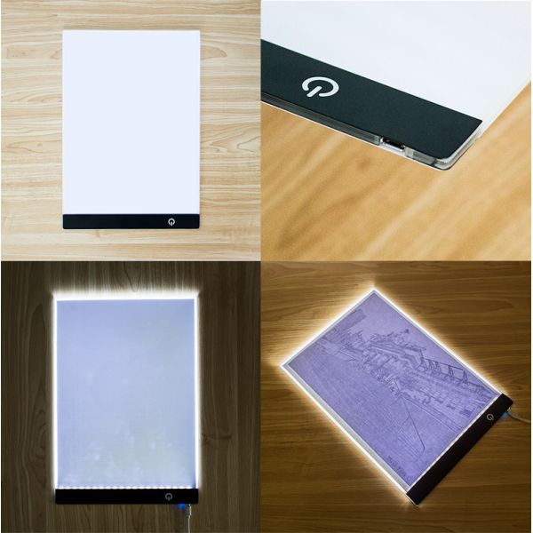 Adjustable Primary LED Light Up Tracing Board , Artcraft Tracing Light Pad